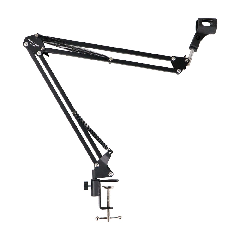 Arm  OMSK6MBK  Stand Suspensi Lazypod Mikrofon - Black