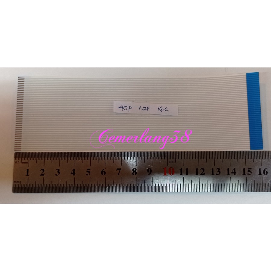 Kabel Flexibel 40 Pin 16 CM KSR (1.25) BOLAK BALIK AWM20624 40 pins
