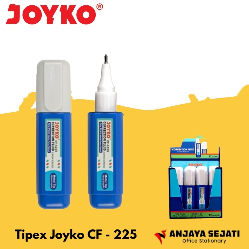 

ATK9 Tipex Joyko Botol CF-225 Tipex Cair Perlusin (12pcs)