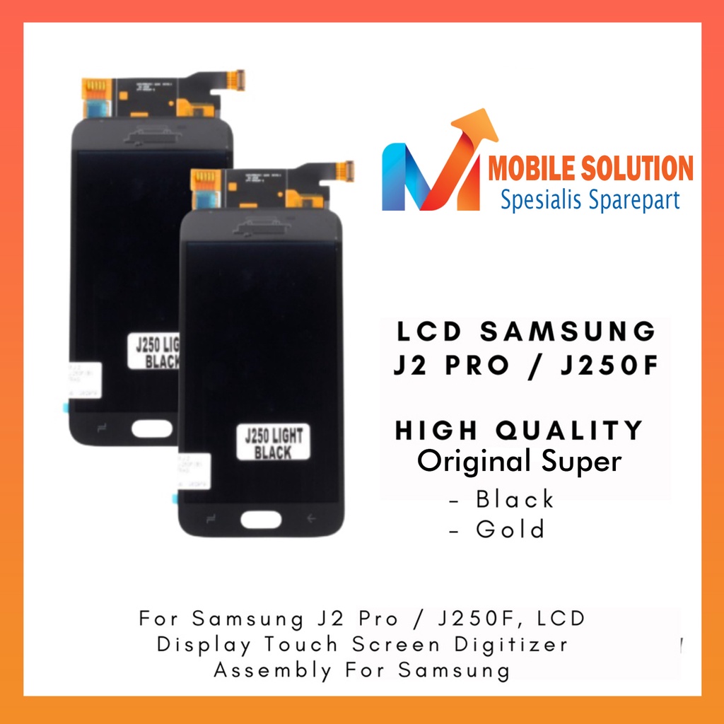 Grosir LCD Samsung J2 Pro J250F Fullset Touchscreen Original 100% GARANSI 1 bulan + packing / BUbbel