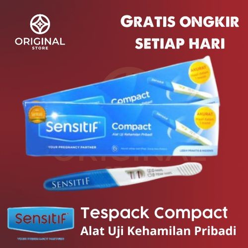 ALAT TES KEHAMILAN SENSITIF COMPACT / TESPEK SENSITIF AKURAT ALAT UJI KEHAMILAN ORIGINAL -1 PCS