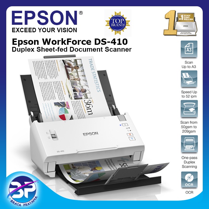 Epson WorkForce DS-410 Duplex Document Scanner