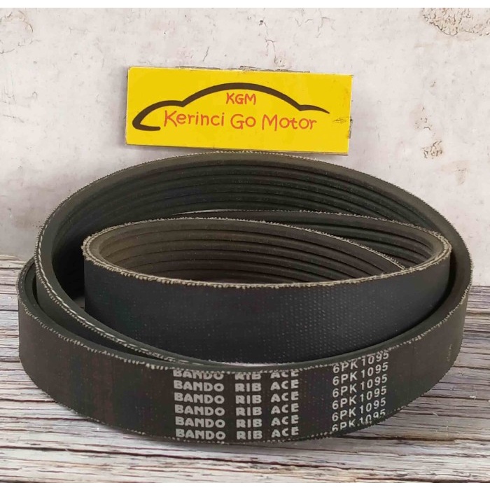 BANDO VAN BELT 6PK 1095 RIB BELT TALI KIPAS 6PK-1095 FAN BELT ALUR