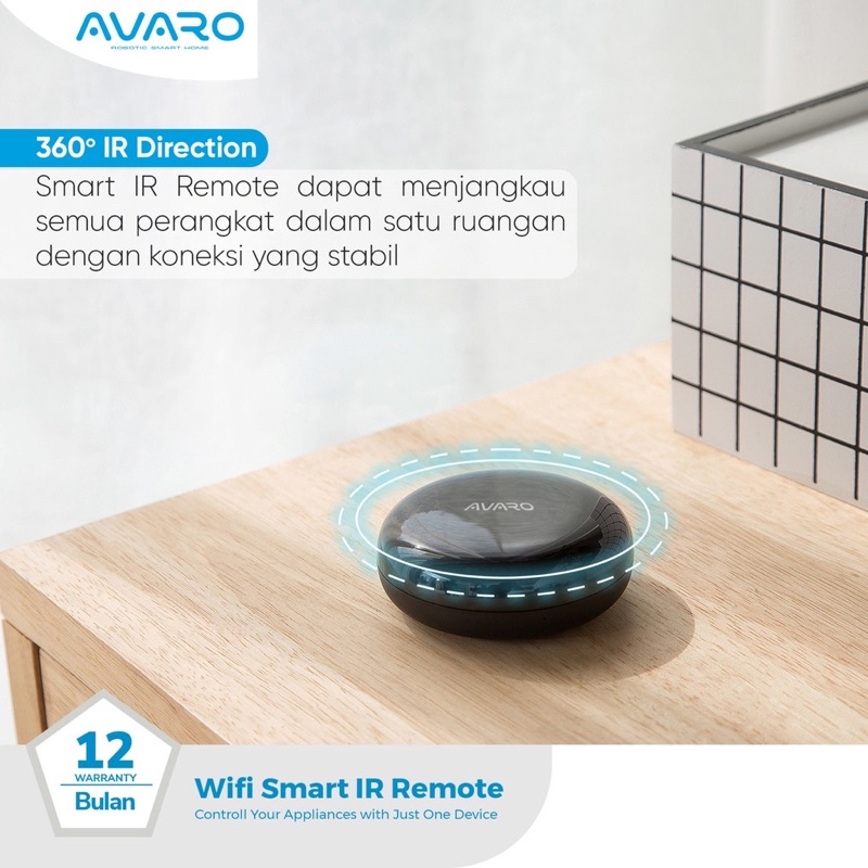 AVARO Smart UNIVERSAL IR REMOTE Wifi Wireless IoT For Home Automation