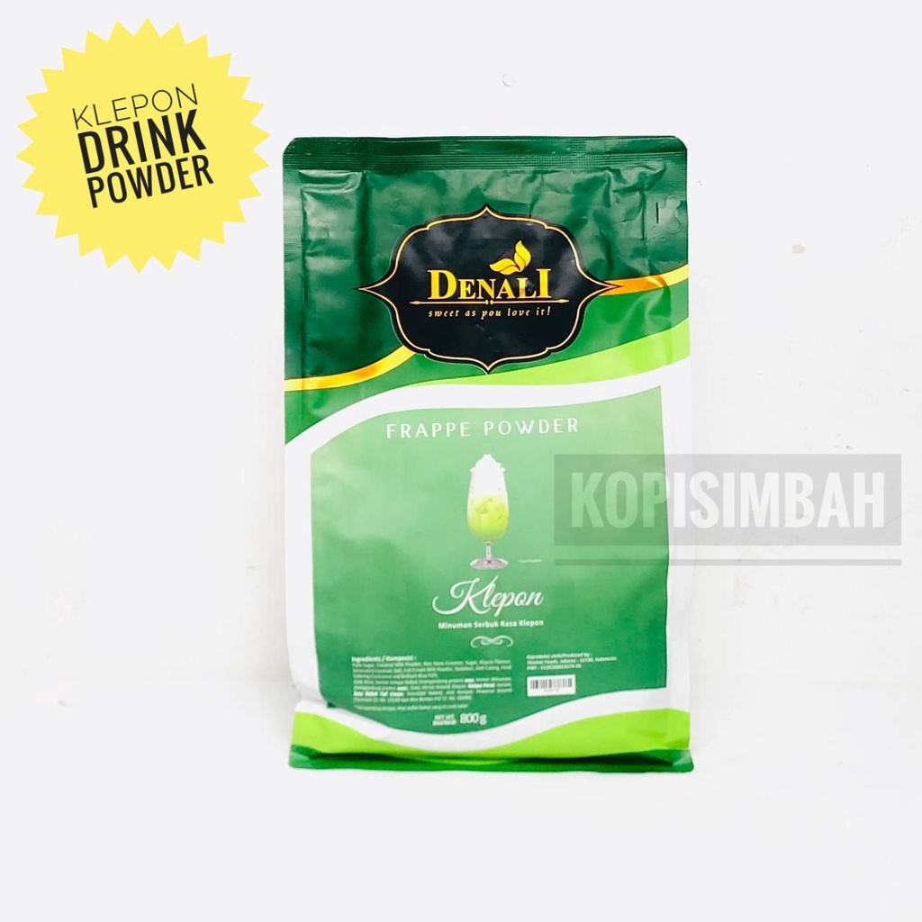 Jual Powder Denali Rasa Klepon Gram Bubuk Minuman Cafe Frappe Perisa Kelepon Kualitas