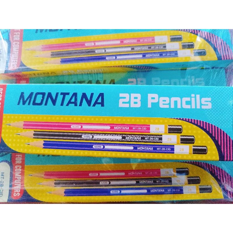 

(12pcs) Pensil 2B Montana Terbaru MT-2B-CID