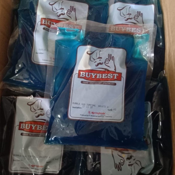 

ORIGINAL MURAH (TERMURAH) Topping Bubble Gum Mariza 1 Kg