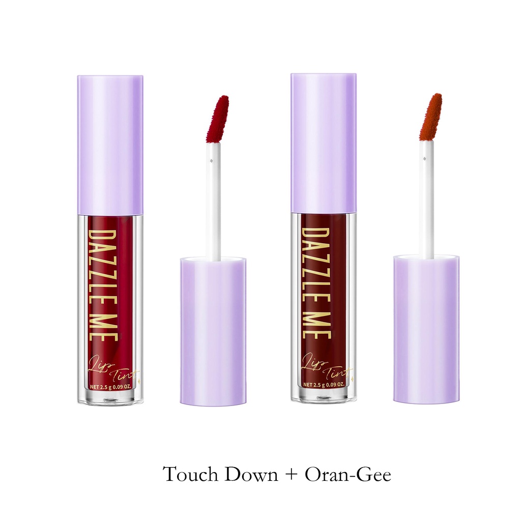 DAZZLE ME Ink-Licious Lip Tint BPOM | Mattedorable Long Lasting Liptint Hyper Moisturizing Lip Stain-Bestie 2 Pcs - 5