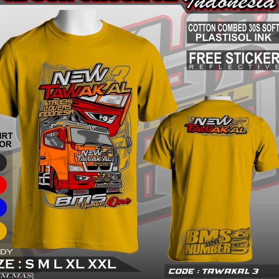 [PRODUK ASWZT] BAJU KAOS TRUCK TAWAKAL 3 KAOS TRUCK NEW TAWAKAL 3 KAOS TRUCK RFOUR KAOS TRUCK OLENG 