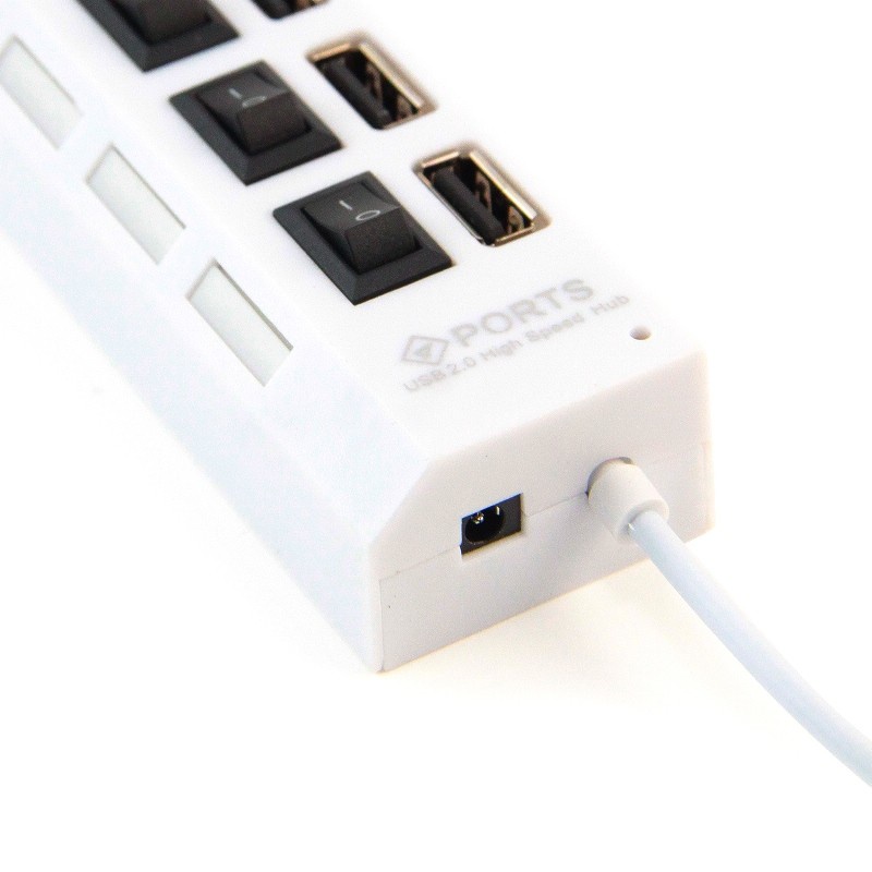 USB HUB 4 PORT WITH SWITCH USB 2.0 HIGH SPEED - COLOKAN USB 2.0 ON/OFF - COLOKAN USB HUB MURAH