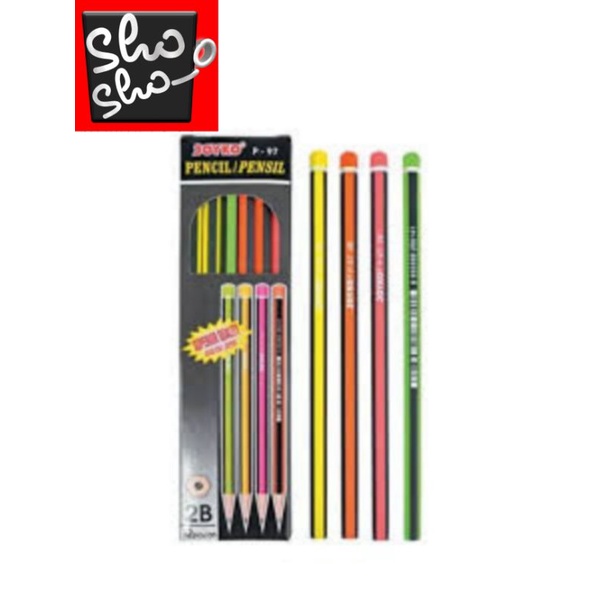 

Joyko pensil 2b warna warni