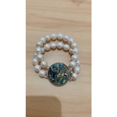 gelang mutiara asli barok, mutiara asli lombok, mutiara air tawar murah