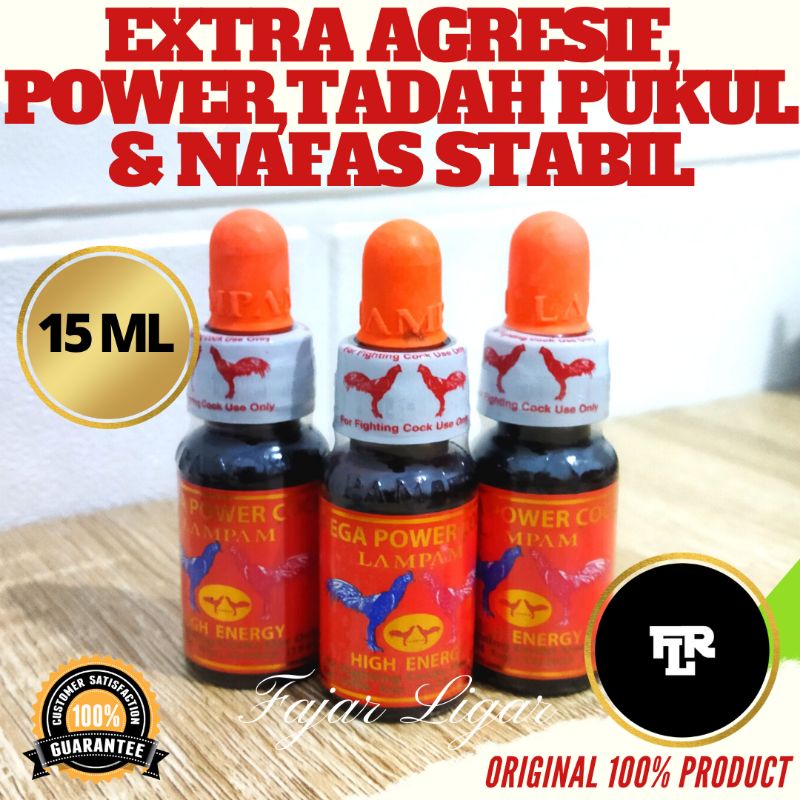 Doping Ayam Lampam MEGA POWER COCK Menguatkan Pukulan Tenaga Stamina - 15ml
