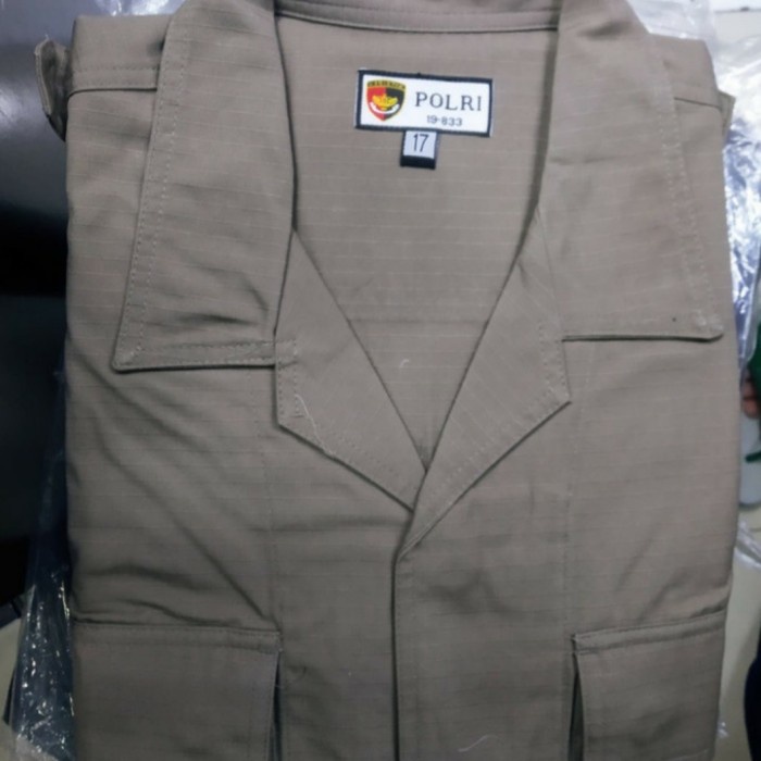 Seragam Security Seragam Pdl Polri Polisi Pdlt Sabhara Bahan Ripstok Jatah Terbaru