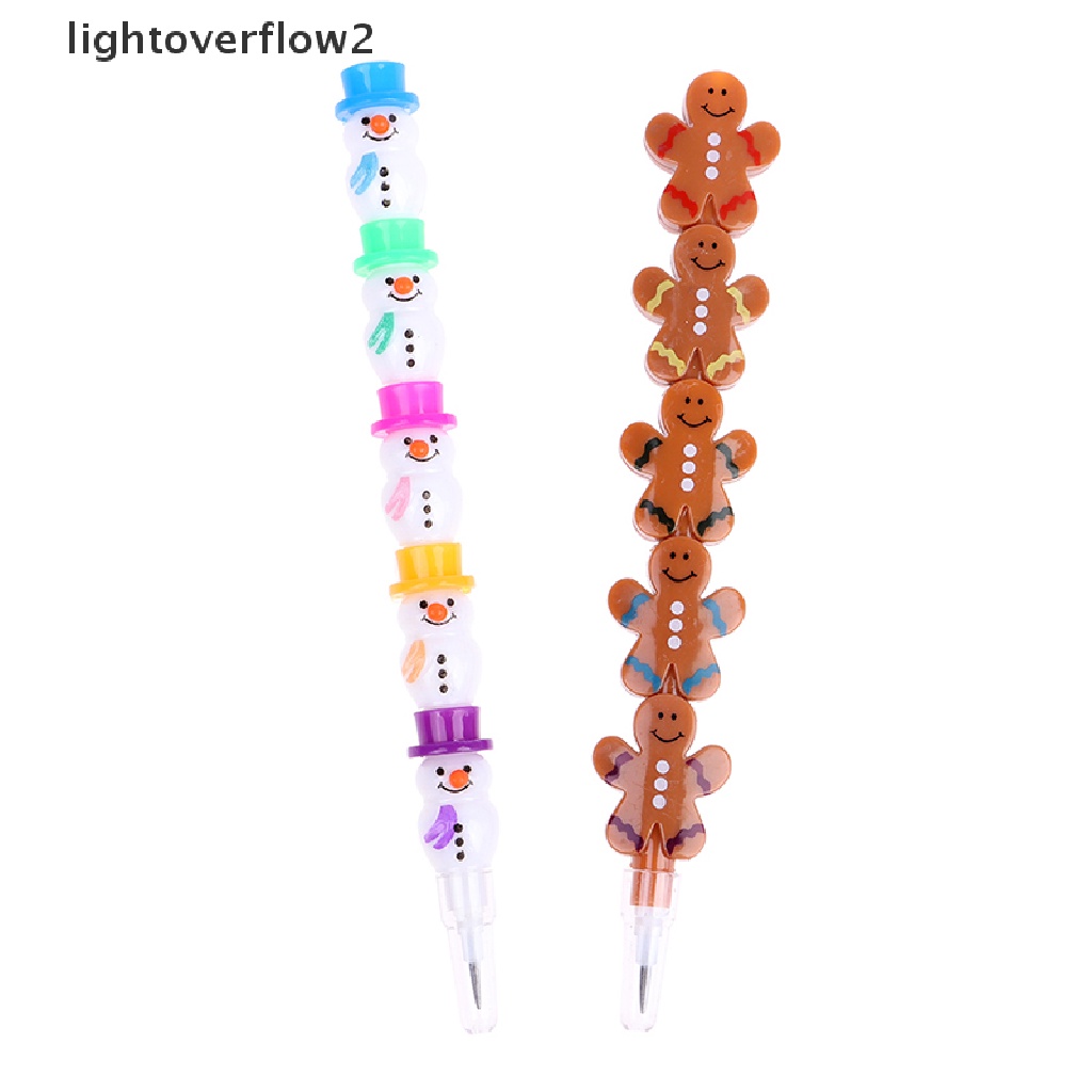 (lightoverflow2) 5pcs / Set Pensil Kayu Jahe Tumpuk Untuk Menulis / Menggambar (ID)