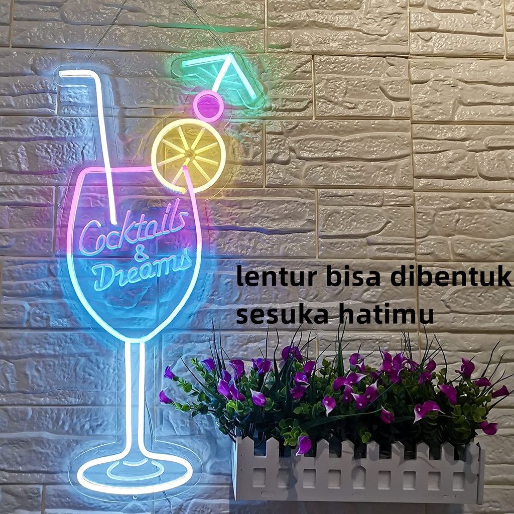 LAMPU NEONFLEX 220V LED SELANG NEON FLEXIBLE NEONSIGN