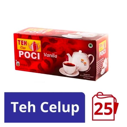 

Teh Celup Teh Cap Poci Aroma Vanilla (25kantong) 50g