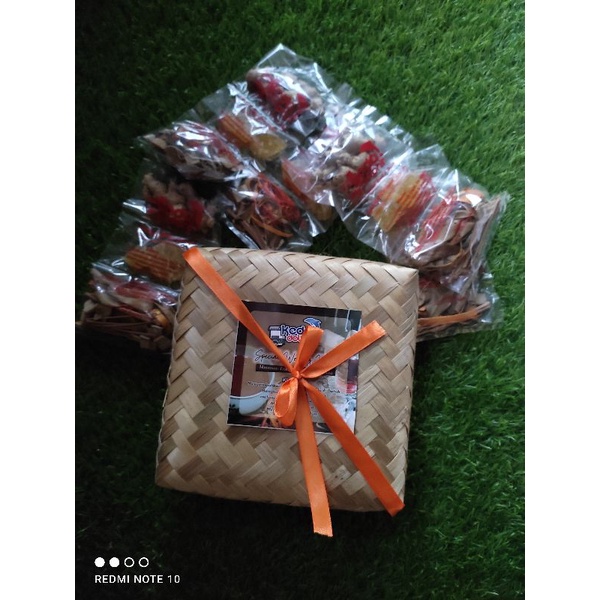

wedang uwuh paket kemasan besek 10pcs