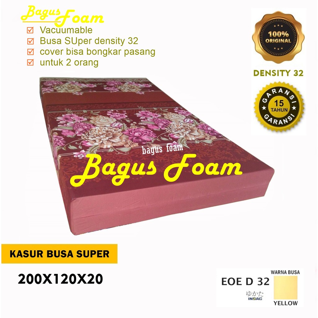KASUR BUSA INOAC SUPER EOE D 32 YELLOW  UK 200x120x20 CM