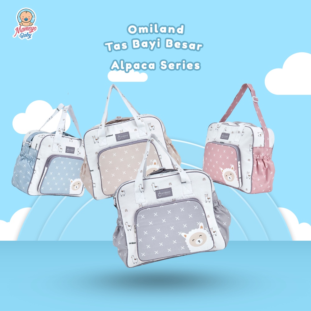 Omiland Tas Bayi Series Alpaca / Sloth / Rainbow - OB27201 OB27202 OB27203 OB27204