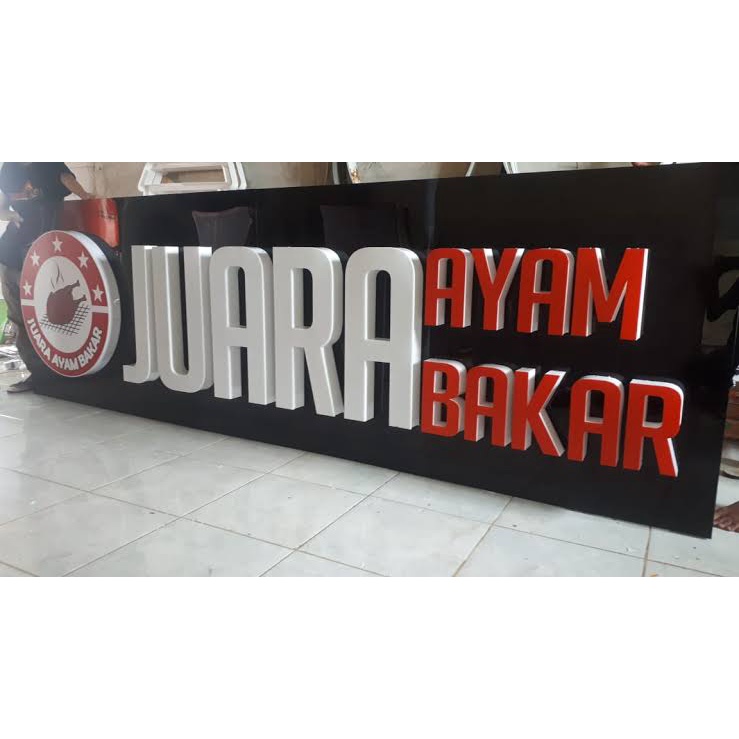 HURUF TIMBUL, LETTER SIGN CUSTOM