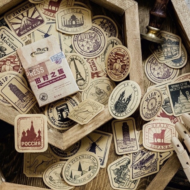 

5 pcs RANDOM sticker vintage aesthetic