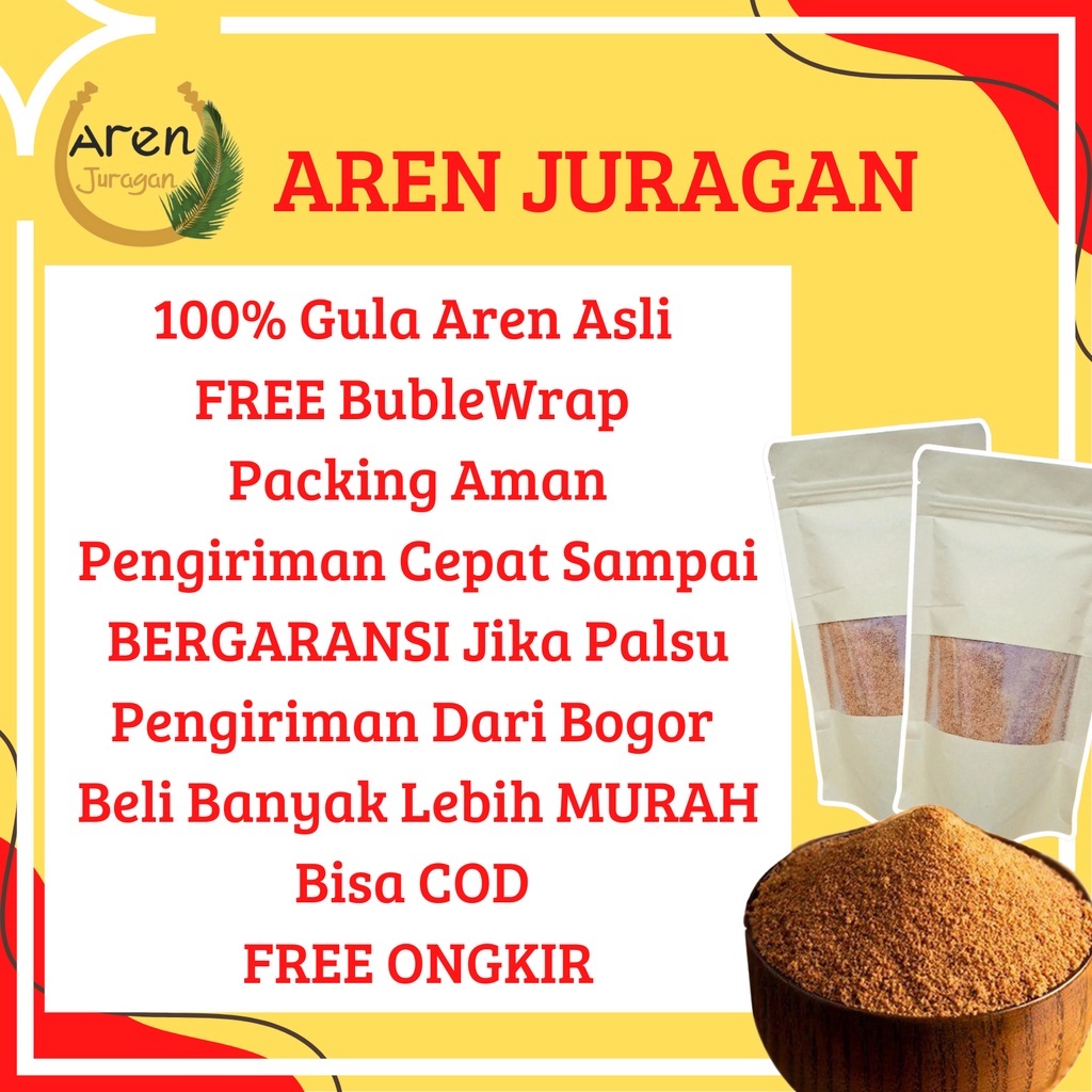 

Gula Aren Semut Organik 1 kg Gula Bubuk Gula Aren Asli Palm Sugar Premium Kualitas Ekspor
