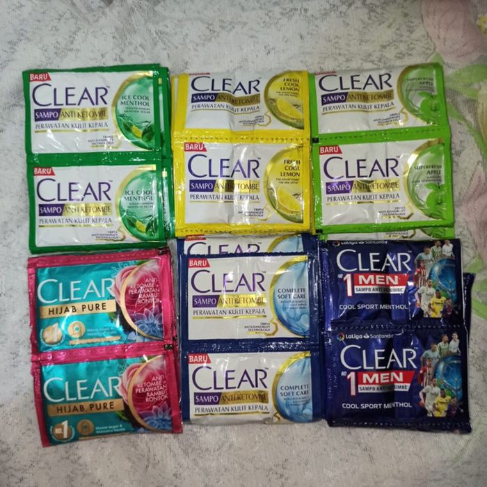 SHAMPOO CLEAR SACHET 12/RENCENG