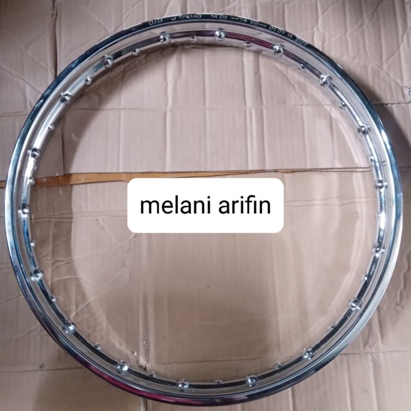 Velg peleg d.i.d/S/hm ring 17 depan dan belakang original