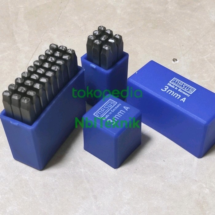 

Star Stamp Punch Set 3 Mm Alat Ketok Huruf Dan Angka Masus Germany Diskon