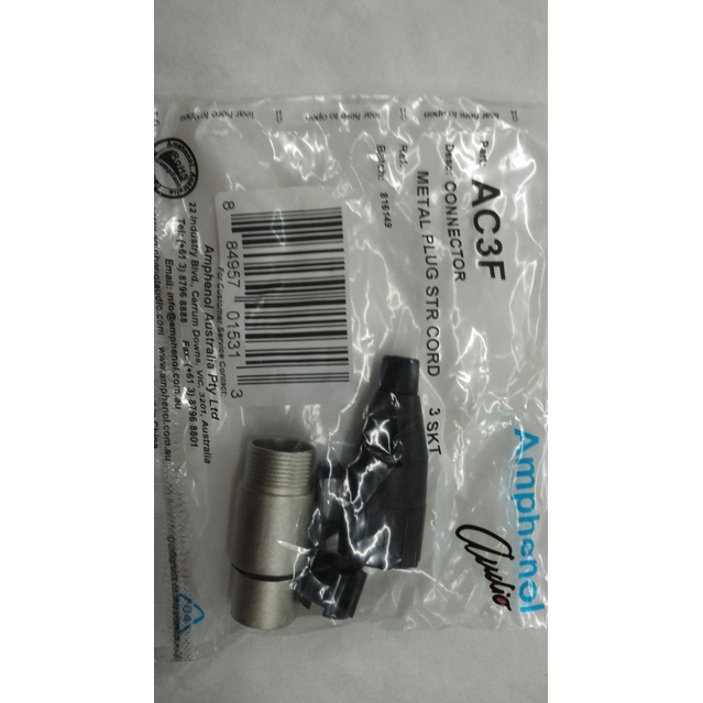 jack Amphenol XLR Female Original