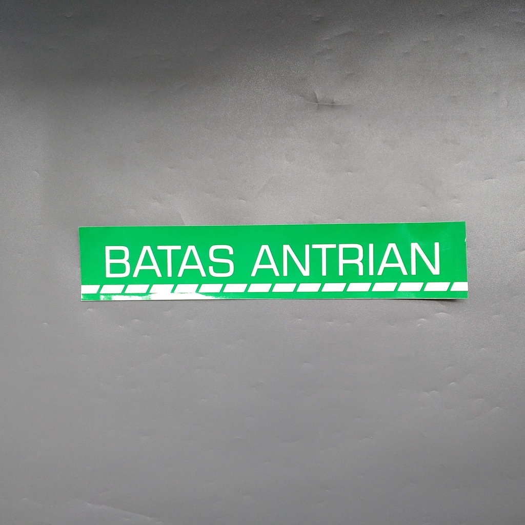 

Stiker Batas Antrian - Stiker Lantai Vinyl Hijau