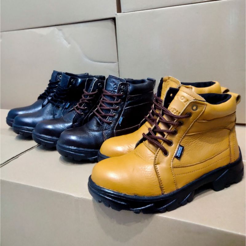 Safety Shoes Antonio Galapagoz Sepatu Safety Kulit ART SSSTM01