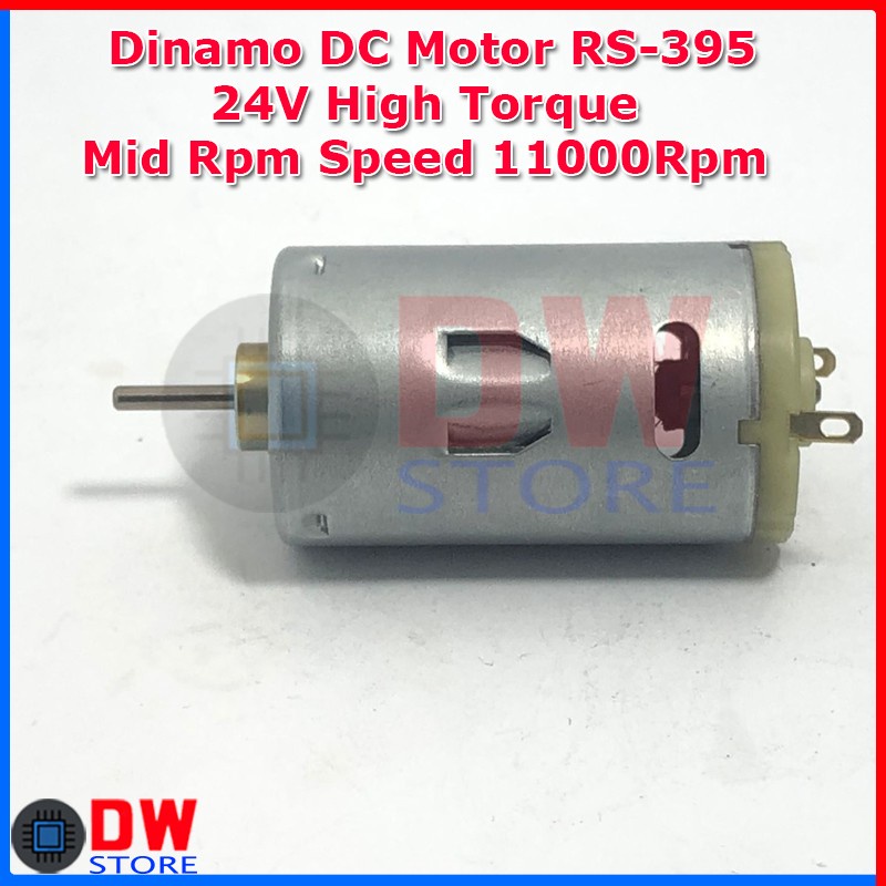 Dinamo DC Motor RS395 RS 395 DC 24V 18V Mid RPM Speed High Torque