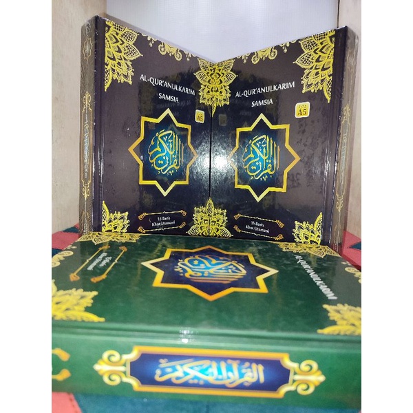 Jual Al Quran Samsia Khat Utsmani Baris Hafalan Warna Ukuran A Shopee Indonesia