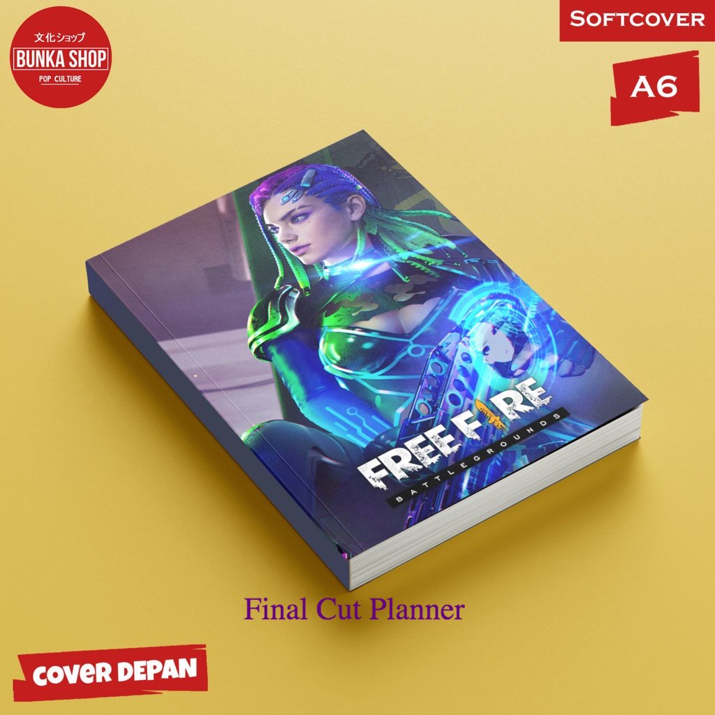 

Pocket Note Free Fire Moco B Softcover A6 Buku Tulis Catatan Notes Agenda Planner Jurnal .