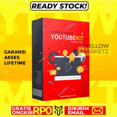 YOUTUBE KIT - Desain Powerpoint Template