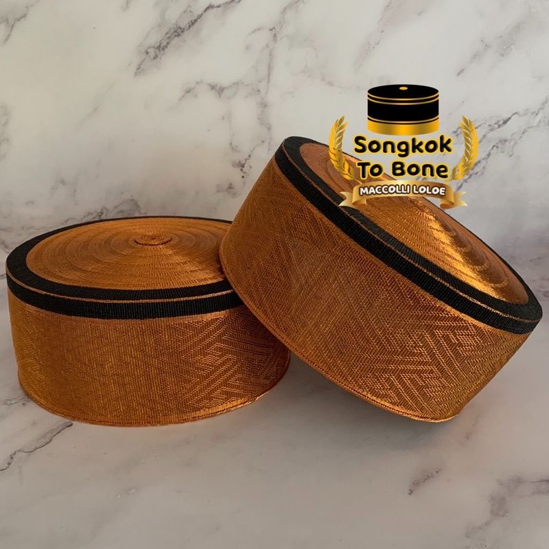 Songkok Recca Pamiring tembaga kualitas halus