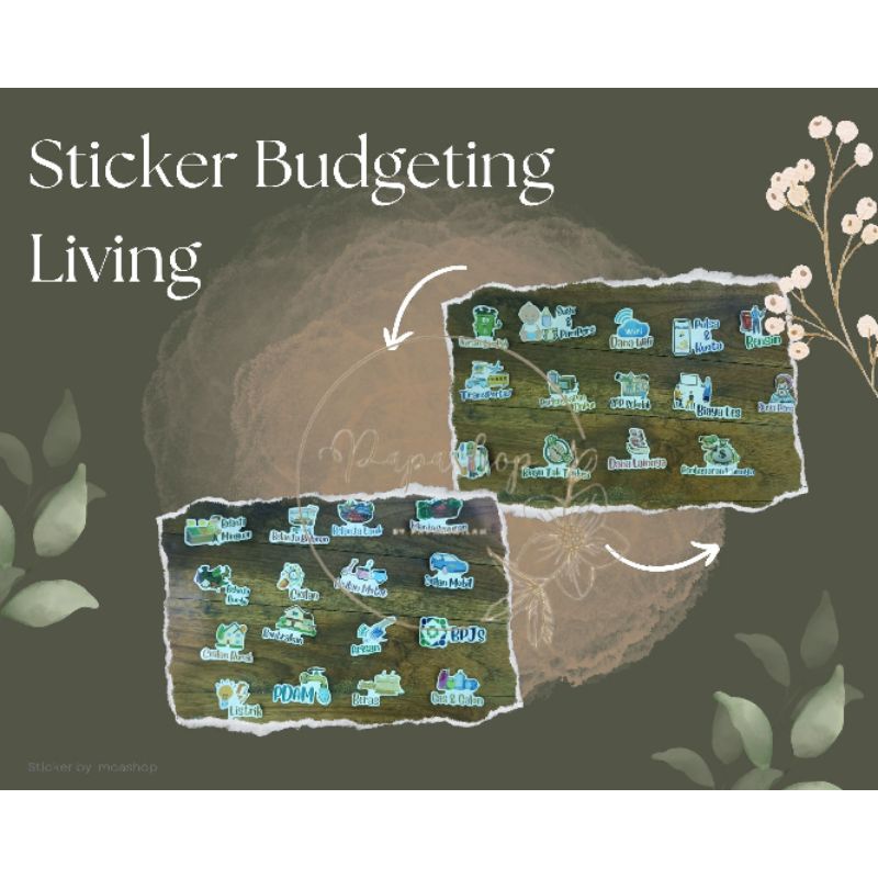 

Sticker Budgeting Keuangan Waterproof Glossy LIVING 2 (minimal pembelian 15pcs)