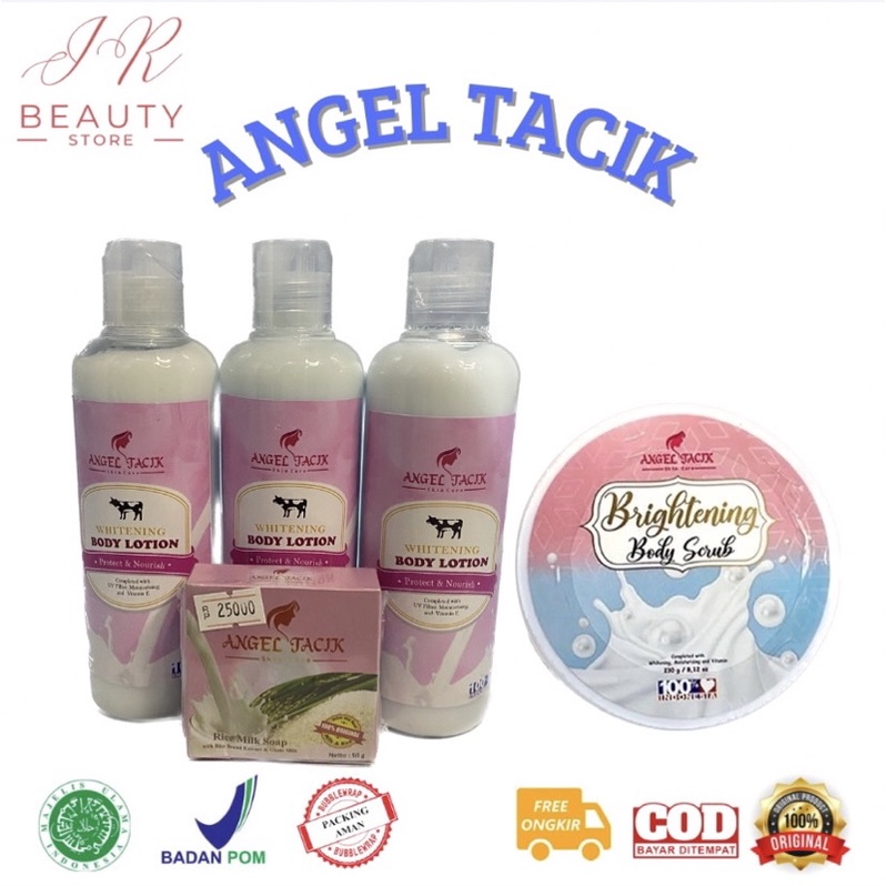 Jual ANGEL TACIK WHITENING BODY LOTION HB ANGEL TACIK BODY SRCUB LULUR