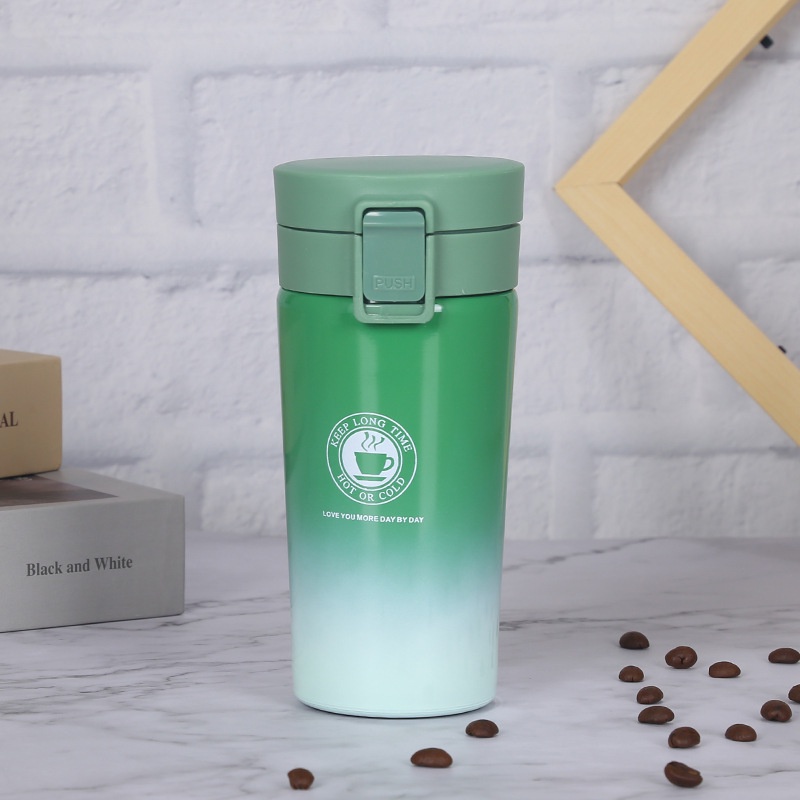 Botol Stainles Termos Kopi Gradasi Bottle Vacum Coffee Mug Kopi Tumbler Stainless Steel Cup Bottle Tumbler