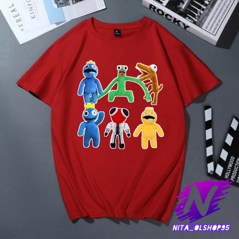 BAJU ANAK RAINBOW FRIENDS kaos anak rainbow friends game