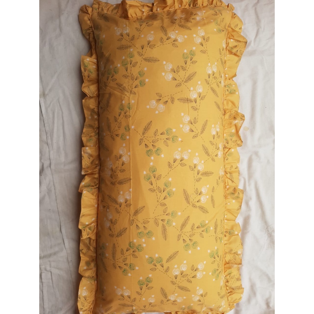Sarung bantal katun karakter motif terbaru ukuran 50 x 100 cm /sarung bantal cinta