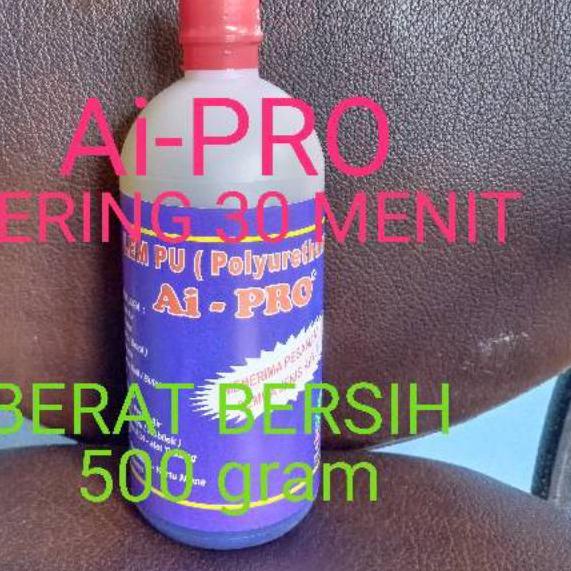 

Terlaris!! LEM PU MERAH 30 MENIT KERING merk Ai-PRO or lem busa or le botol berat bersih 500 gram . .. . ..