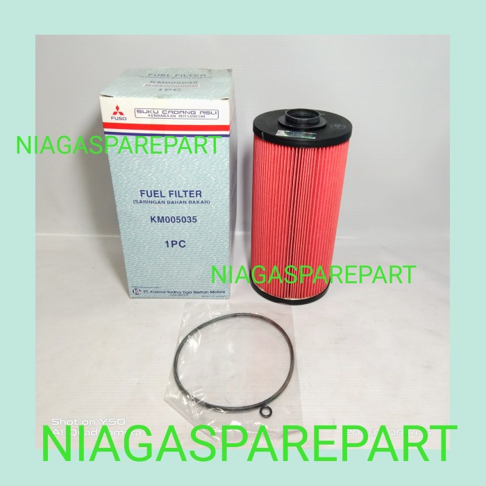 FUEL FILTER FUSO FN62F - KM005035 ORIGINAL MITSUBISHI FILTER SOLAR FIGHTER