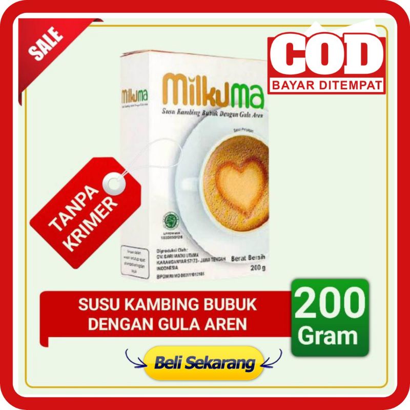 

(BISA COD) MILKUMA - SUSU KAMBING MILKUMA Plus Gula Aren Susu Etawa Murni Atasi Sesak Nafas & Gangguan Pernapasan