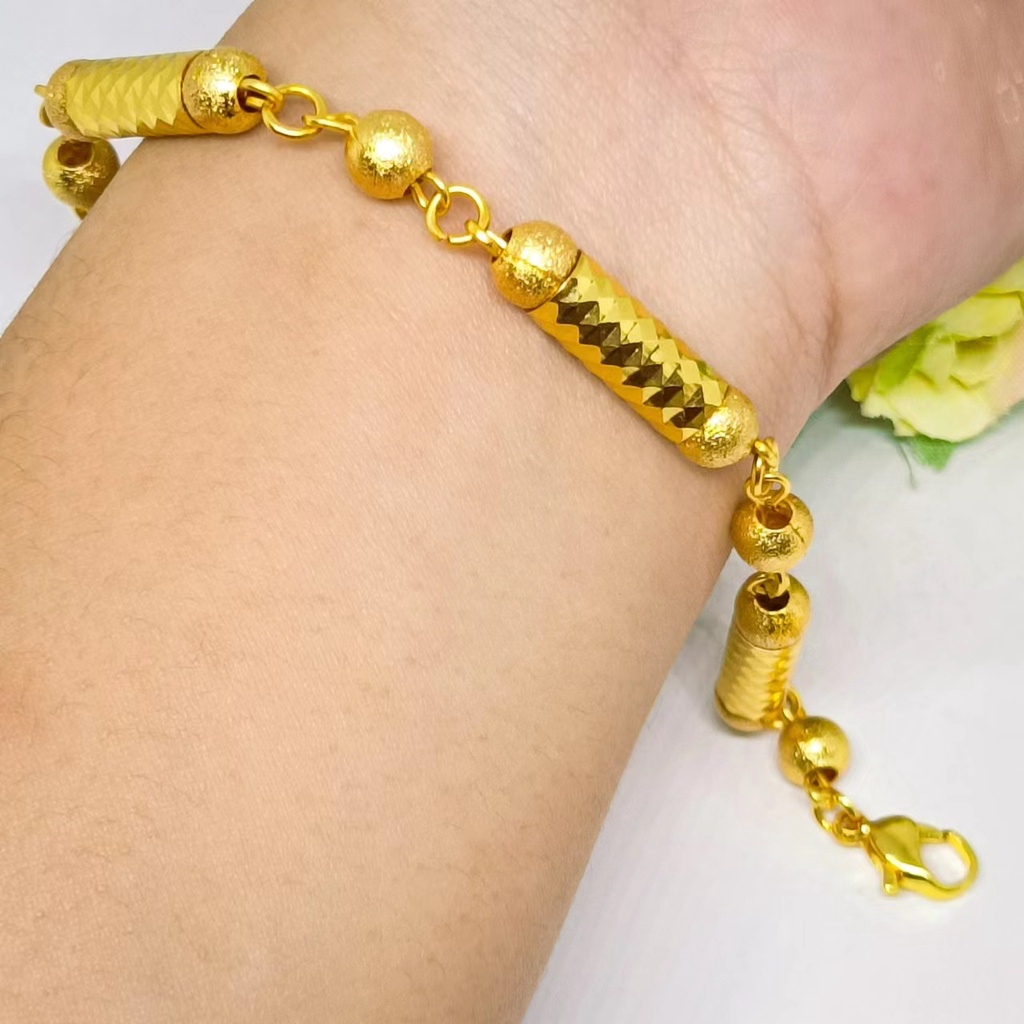 Gelang tangan bangle rantai terbaru xuping perhiasan lapis Emas 24k gold fashion anti karat tidak mudah luntur hadiah ulang tahun