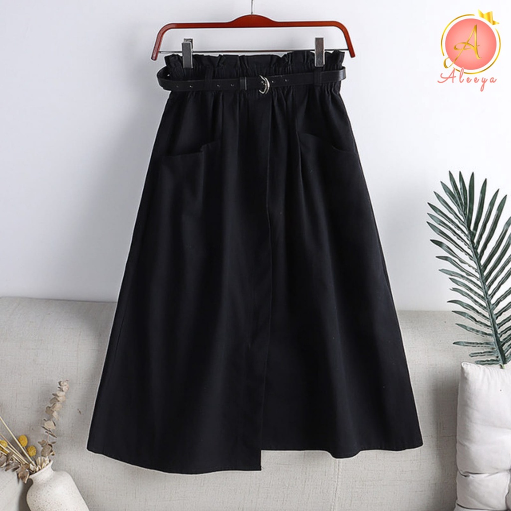 ALEEYA Rok Suede 7/8 / Juwita Midi Skirt Suede (2514)