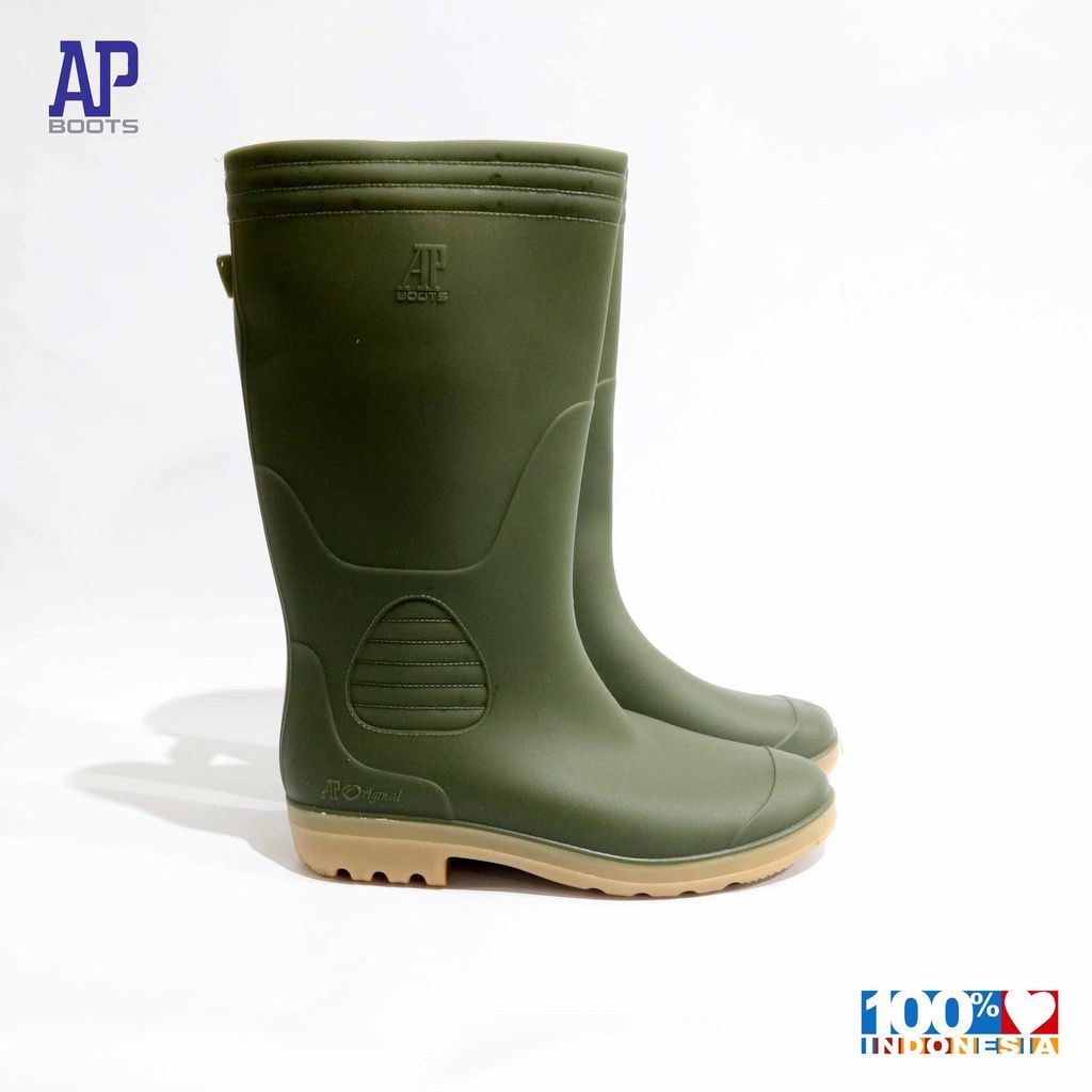 BISA COD - Sepatu Ap boots Orca 9506 hijau size 38-43 original sepatu boots pria sepatu ap boots karet terlaris