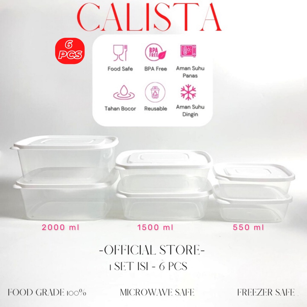 TOPLES KOTAK SET PLASTIK PREMIUM CALISTA BOX KOTAK PENYIMPANAN BUMBU PLASTIK KULKAS SERBAGUNA SET FOOD CONTAINER/ FOOD STORAGE/ KOTAK PLASTIK SET/ TOPLES SAYUR/ TOPLES KUE/ TEMPAT PENYIMPANAN KULKAS SET/ TOPLES PROMO/ TOPLES IKAN SET